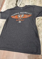 General Motors Men's Medium Gray Built For Speed T-shirt