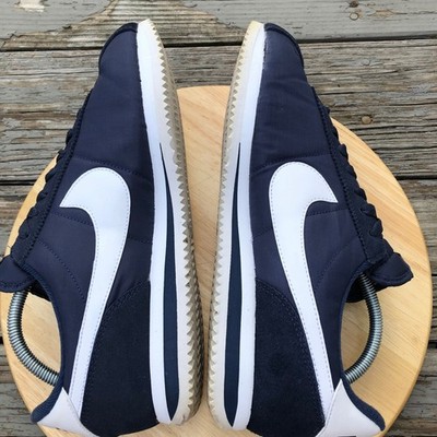 Nike Cortez Basic Nylon Obsidian Blue Mens 11 US Navy 819720-411 Rare Streetwear