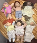 Lot of 6 Cabbage Patch Kids Dolls 1980s Need TLC Boys/Girls Vintage w/ Clothing