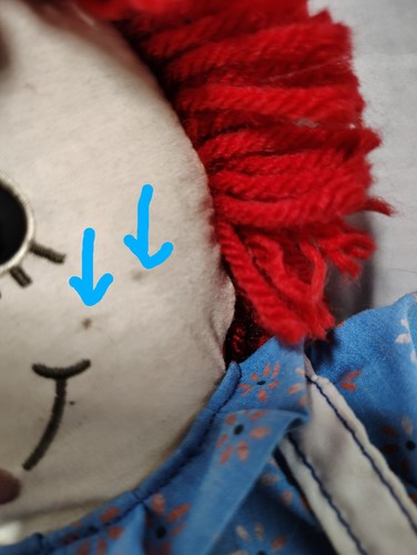 Bambole Vintage 17" Raggedy Ann & Andy - Leggi Descrizione - Foto 7 di 16