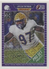 2021 Leaf Pro Set Metal Purple Mojo 5/25 Jaylen Twyman #41 0q1p