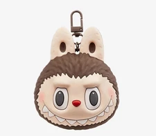 Pop Mart The Monsters Labubu Brown Silicone Earphone Case / Holder - FAST SHIP