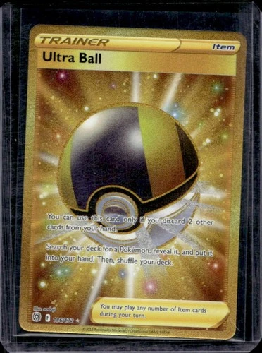 2022 Pokemon SWSH Brilliant Stars Ultra Ball #186/172