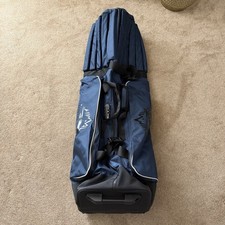 uniHimal 1680D Soft-Sided Golf Travel Bag Cover w/ Wheels