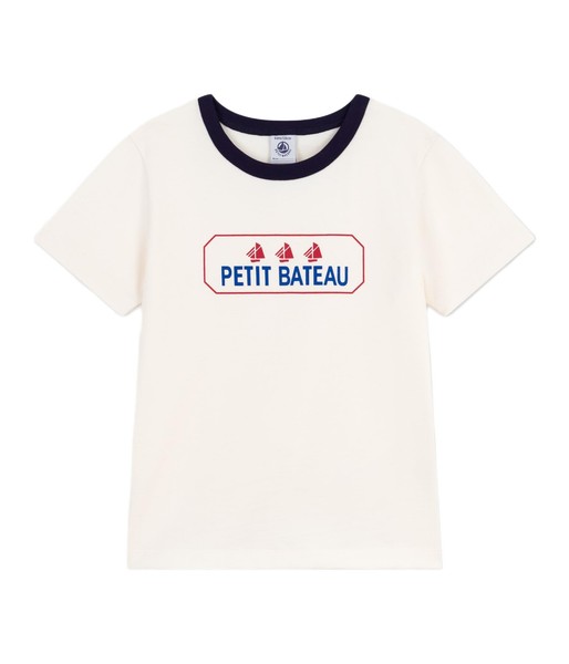 Jungen Tag-Kleidung Petit Bateau Cinema_H25, Milk, 5 Jahre, Kinderbekleidung-image