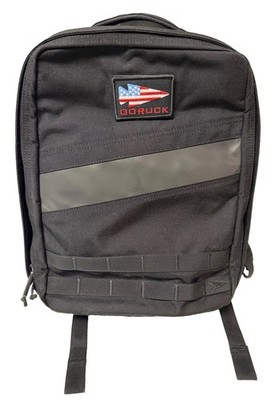 GORUCK Rucker 4.0 15L Rucksack Black/Orange Backpack w/10lb Ruck Plate Included