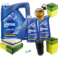 MANN-FILTER Inspektionspaket Mannol 7L Special Plus 10W-30 FüR Toyota Avensis
