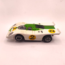 Aurora AFX HO Slot Car Gulf 2 Porsche 917 Green white Vintage