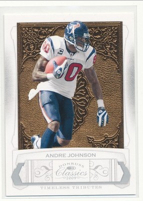 2009 Panini Classics Andre Johnson Timeless Tributes Silver /100