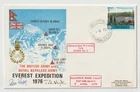 4/6/1976 Nepal Cover - British Army and Nepalese Army  Everest Expedition - SIGN