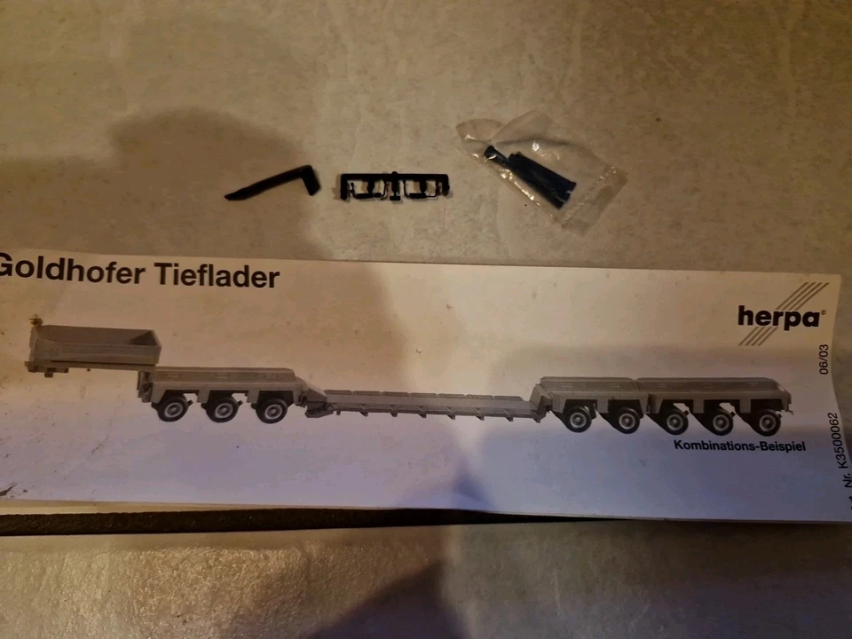 Herpa Goldhofer Tieflader 1:87 - Bild 2 von 4
