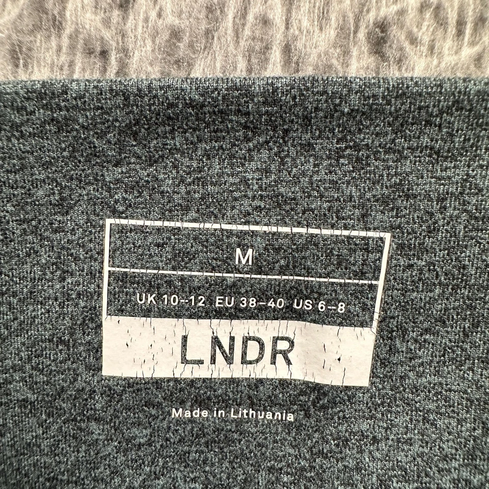 LNDR Women's Gray Medium High-Waisted Performance Leggings Activewear - Image 4 of 4