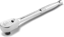 1/4 Inch Drive Sealed Head Ratchet, 72 Tooth, Reversible Switch, 5 Degree Swing