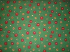Northcott Let it Snow QUILT Fabric Button on Green
