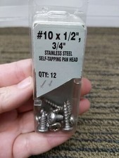 Dorman 784-150 Self Tapping Screw-Stainless Steel-Pan Head-No. 10 x 1/2" 3/4"