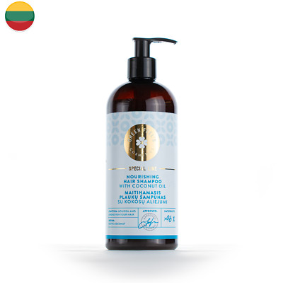 1 Bottle of Lithuanian Nourishing Shampoo | Natural Coconut Oil | 400 ml