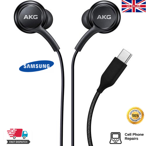 Original Samsung AKG Type-C Earphone S21 Note 20 Black EO-IC100 ***100+  SOLD*** | eBay