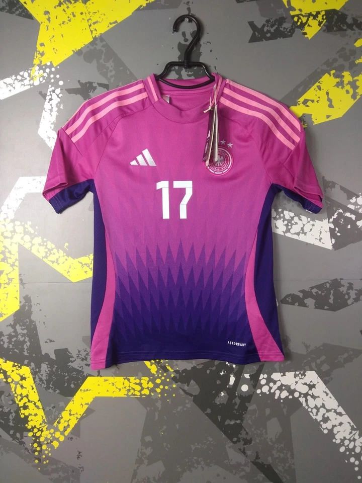Camisa de futebol Witz Germany Team Away 2024 Adidas Young tamanho M 11-12Y ig93 - Imagem 2 de 4