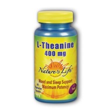 L-Theanine 400 mg 30 tabs By Nature's Life