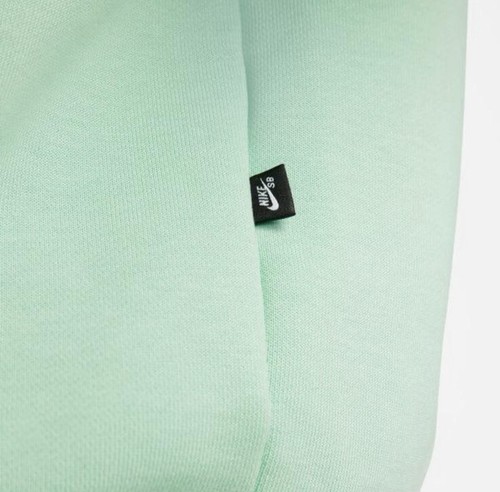 Men’s Nike SB Trademark Origins Graphic Skate Pullover Hoodie Mint DR1038-379 L - Picture 5 of 9