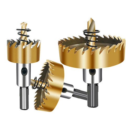 Titanium Coated HSS Hole Saw 12-30mm Drill Bit Stainless Steel Metal Wood Cutter - Picture 4 of 30