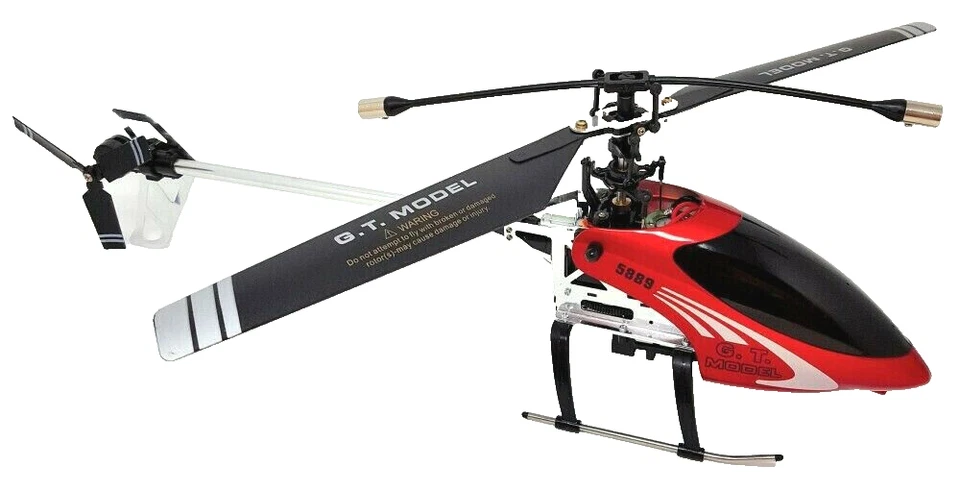 Helicóptero RC De Alta Gama Gyroskope GT Power 4 Canales Batería 2,4 GH 225g - Imagen 2 de 4