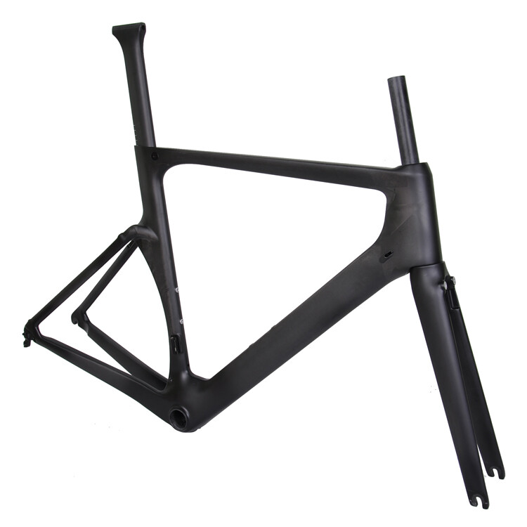 54cm AERO Carbon Frame V Brake Road Bicycle fork seatpost Race