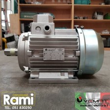 Motore elettrico trifase 5,5 HP 4 kW MEC100 2800 giri - VEMAT Made in Italy