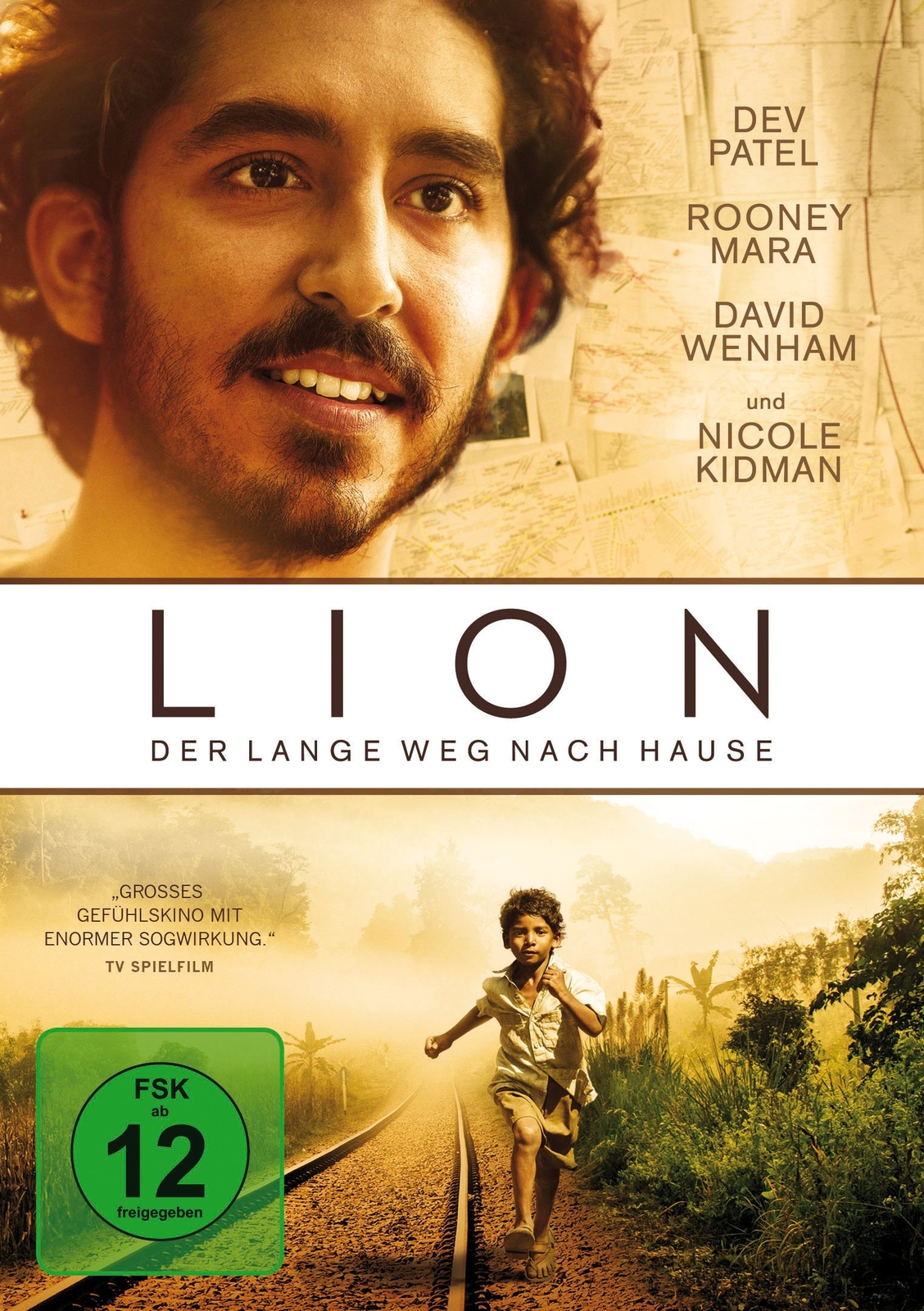 Lion - Der lange Weg nach Hause (DVD) Dev Patel Rooney Mara Sunny Pawar