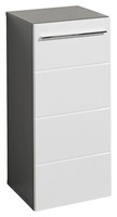 BadmöBel Unterschrank Badschrank Unterschrank 1 TüR Anthrazit Weiß Hochglanz