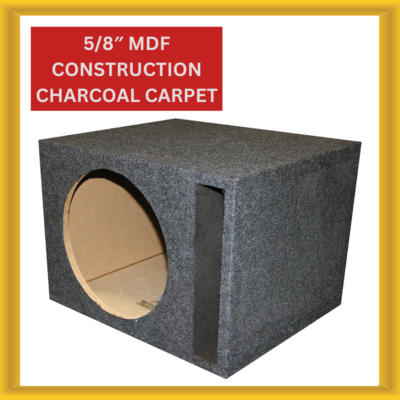 #ad #ad QPower SBASS10V Single 10″ 10 Inch Slot Ported Empty 5 8″ MDF Car Woofer Box New $45.95