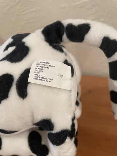 NWT Vintage Dalmation RARE-12” 1998 CVS Stuffins Toys Plush Christmas w/ Hat - Picture 10 of 14