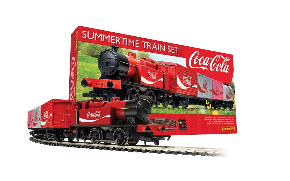HORNBY R1276M COCA COLA SUMMERTIME STARTER TRAIN SET PACK OO 00 GAUGE