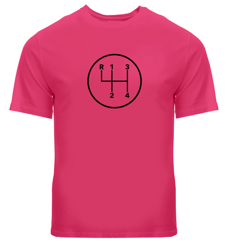 Manual Transmission Gears Shift Pattern 4 Speed Stick Shirts Mens Tee T-Shirt - Picture 12 of 34