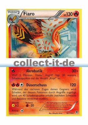 Pokemon XY - Phantomkräfte 10/119 Fiaro deutsch
