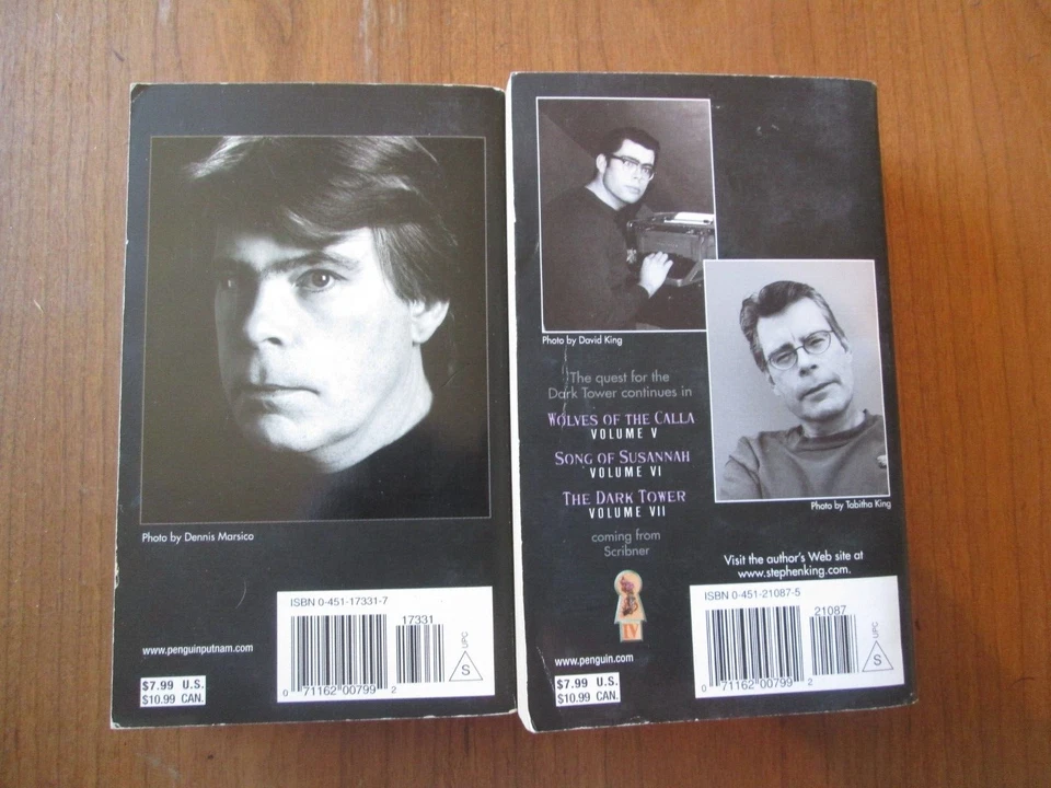 STEPHEN KING DARK TOWER SIGNET 1ST EDITION PAPERBACKS Wizard Glass Waste Lands - Image 3 of 4