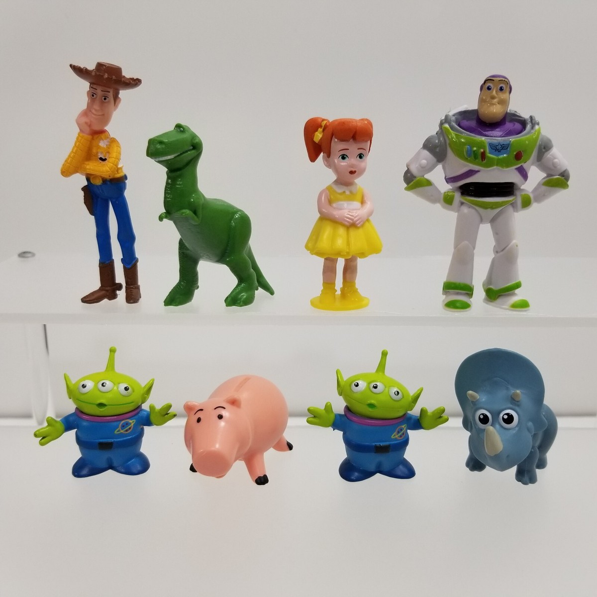 Disney Toy Story Figures - Woody, Buzz, Hamm, Aliens, Rex, Trixie