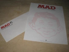 MAD Magazine  Original Stationery Sheet w/ Envelope      1700 Broadway    2000’s