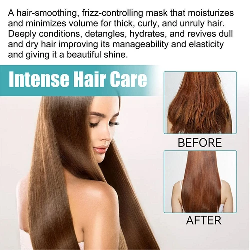 Protein Hair Straightening Cream Silk Gloss Smooth Rough Hair Repair Straight - Picture 8 of 12