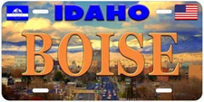Boise Idaho Novelty Car License Plate