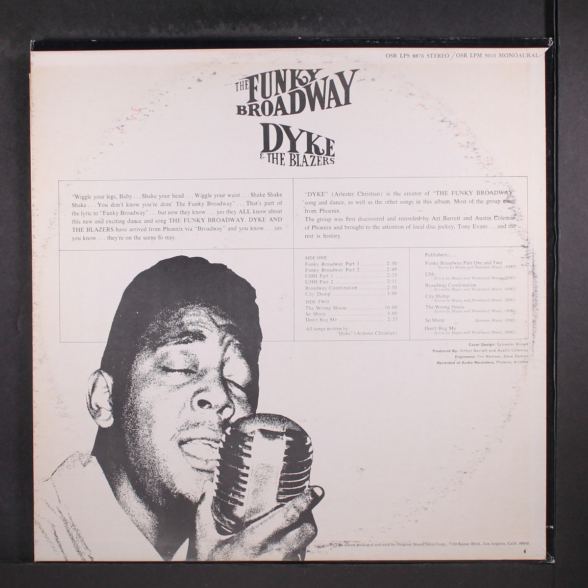 DYKE & BLAZERS: the funky broadway ORIGINAL SOUND 12