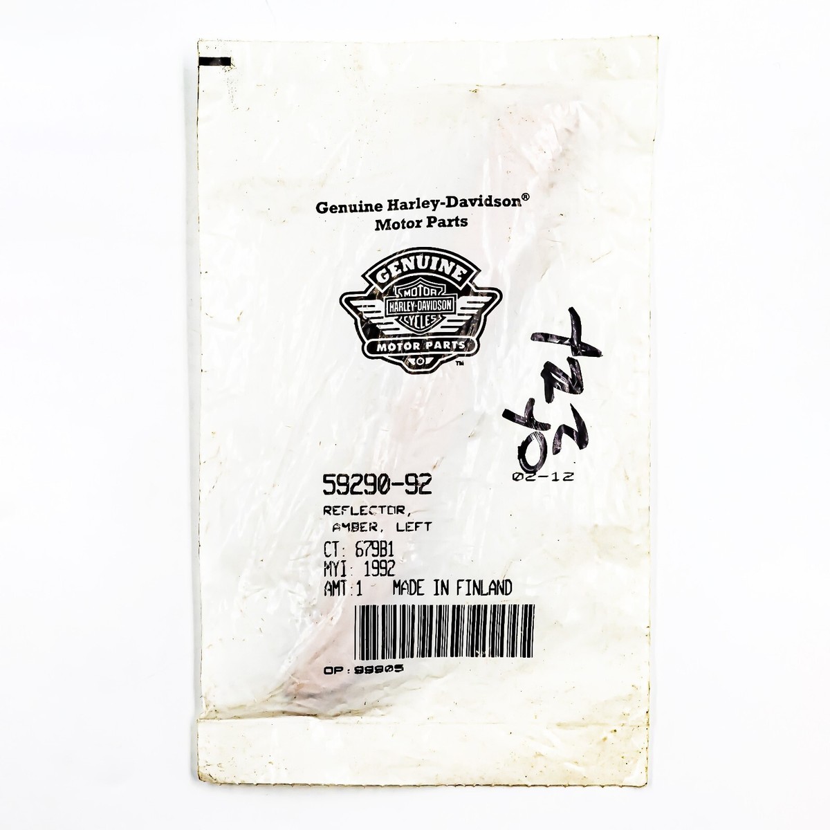 の 58290-92] GENUINE HARLEY-DAVIDSON - REFLECTOR, AMBER, LEFT | eBay