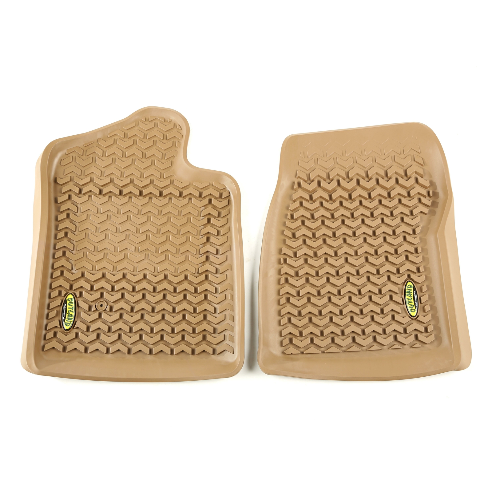 Tapis tout terrain étanches et antidérapants coloris tan pour pick-up GM 07-13