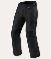 REV'IT REVIT FACTOR 5 BLACK WATERPROOF PROTECTIVE MOTORCYCLE PANTS SIZE XXL
