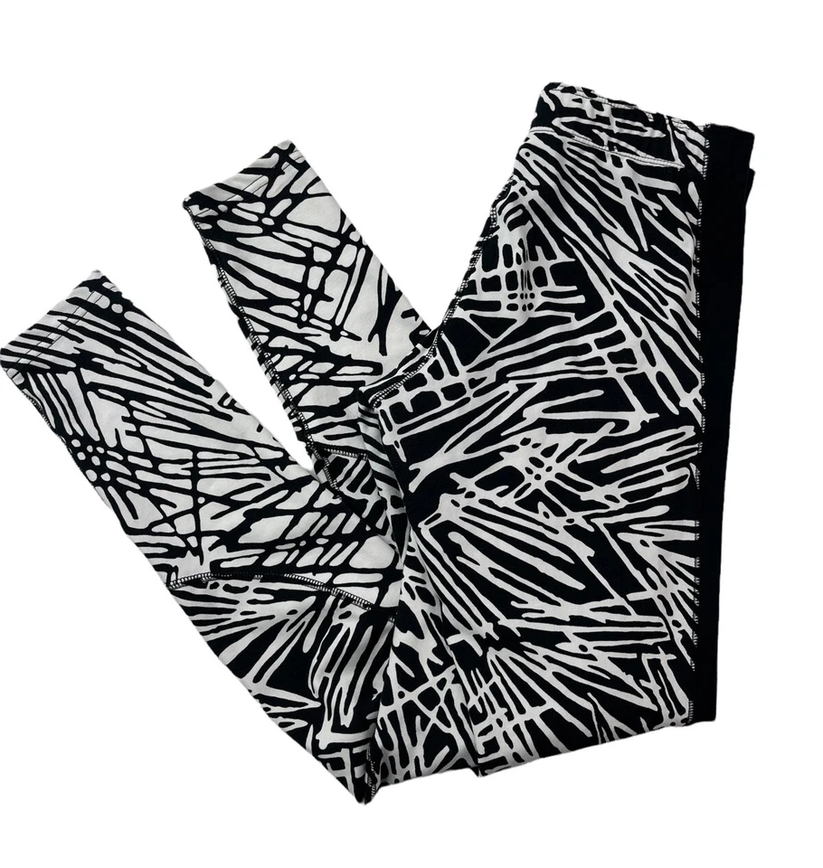 Nike Mujer Talla Pequeña S Leg-A-See Leggings Estampados 739967 010 Negro/Blanco Foto 4 de 4