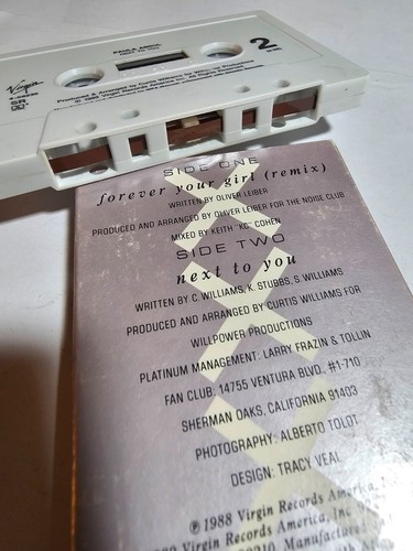1980s PAULA ABDUL & GLORIA ESTEFAN CASSETTES SINGLES TAPES STRAIGHT UP FOREVER - Picture 14 of 18