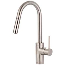 Pioneer Motegi Single Handle Pull Out Kitchen Faucet Brushed Nickel 2MT260 BN