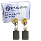 Kohlebürsten Motorkohlen Kohlen Motorbürsten Schleifkohlen 6 x 9 x 10,7/13 mm