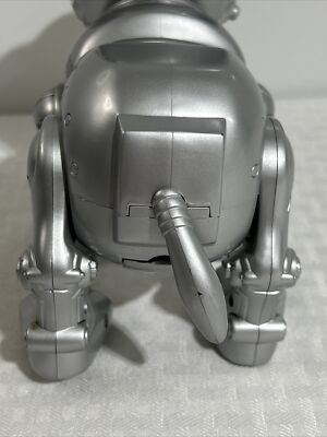 Vintage Tekno Silver The Robotic Puppy Dog Motion Interactive NO