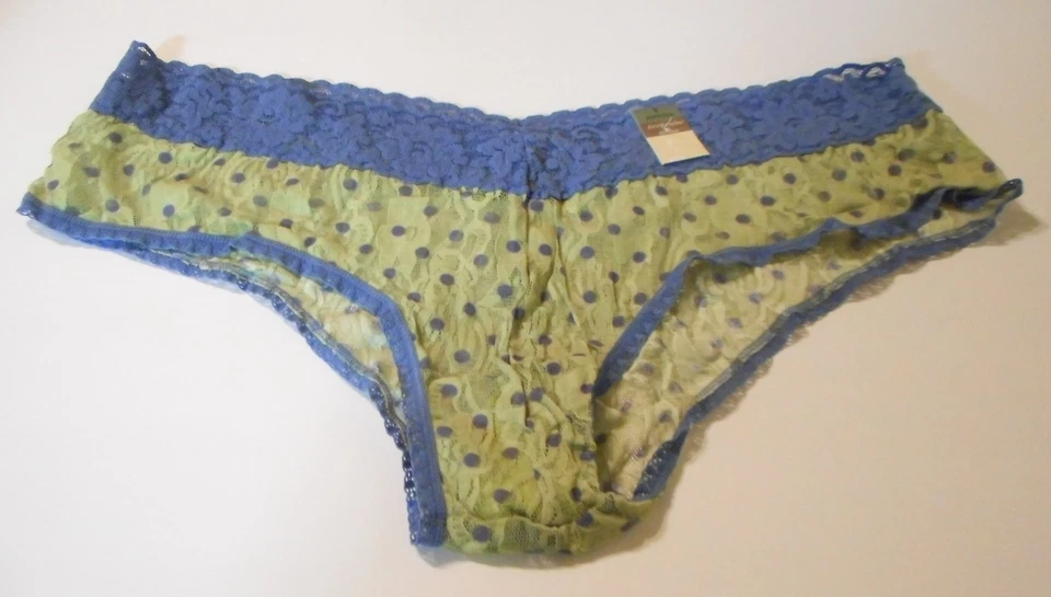 Ambrielle Bragas Hipster Para Mujer Encaje Transparente Lunares 9?XXL X 3 NUEVAS CON ETIQUETAS Foto 4 de 4